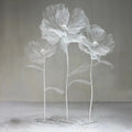 Handmade Indoor Large Silk Organza Flowers Stand for Wedding Centerpieces Window Shopping Mall Decoration Graduation Christmas