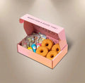 Wholesale Low Price Boxes for Donuts with logo Biodegradable Conut Paper Box with Devided Departments Customized Size
