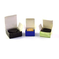 Custom 5ml 7ml 9ml Glass Concentrate Jars with Sponge Lining Matt Lamination Gift Packaging Paper Box Set