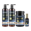 Sulphate-Free Vegan Keratin Smooth Hair Shampoo & Conditioner Set 900ml/500ml Organic Nourishing Repair Cream Private Label OEM