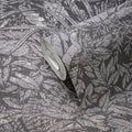 Made in Germany Modern Non Woven Vinyl Wallpaper Rolls Nature Grey Black Silver Metallic Floral Heat Insulation 1005 X 053 m
