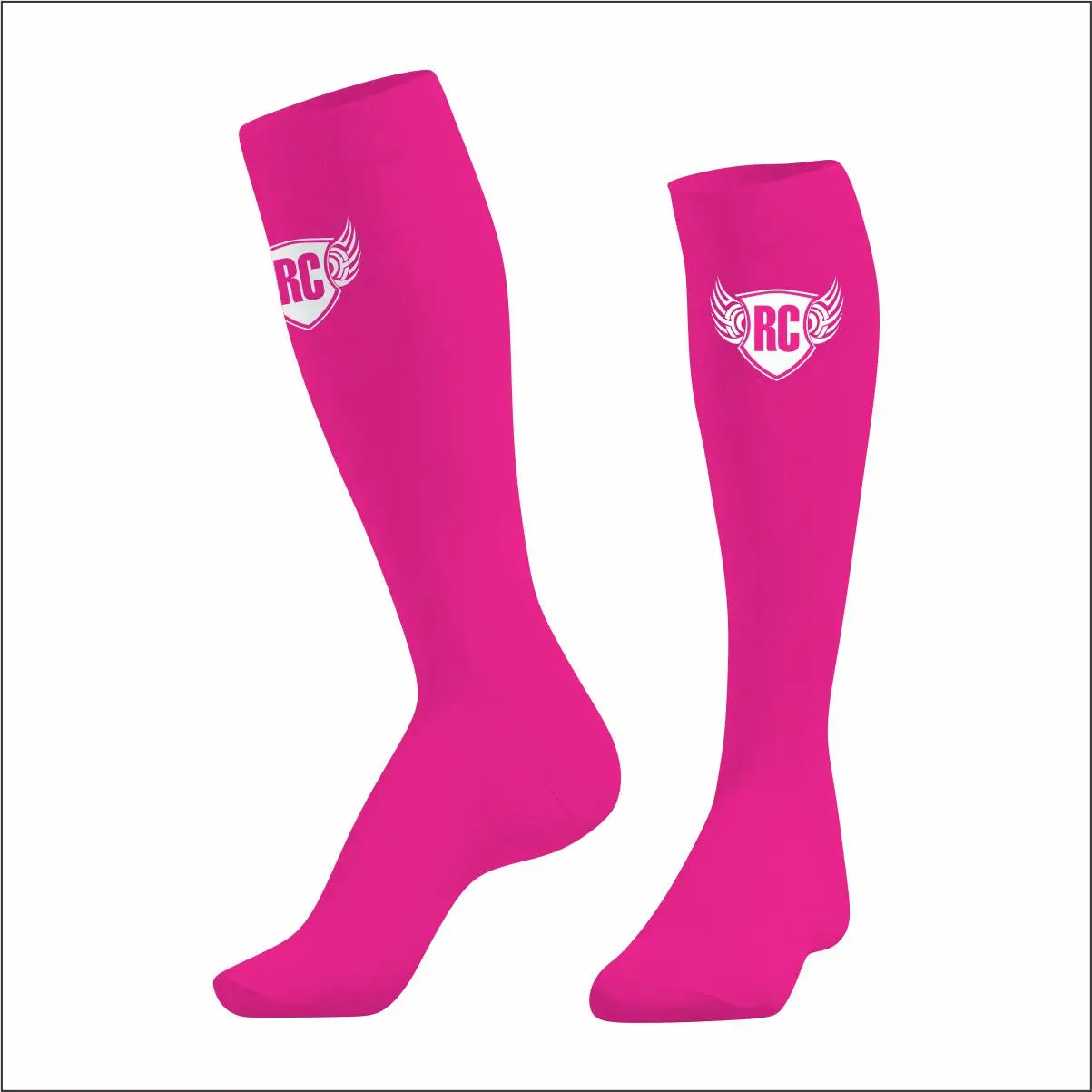 Wholesale New Hot Design Anti Slip Soccer Football Stockings Custom Logo Digital Printing Children's Breathable Knee High Socks