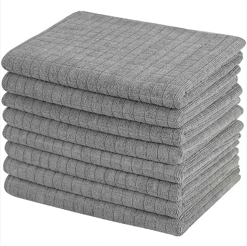 Factory Hot Sell 30*30Cm Kitchen Cleaning Cloth Kitchen Microfibre Towel Car Glass Microfiber Cleaning Cloths