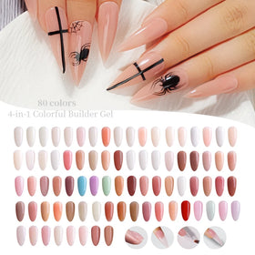 Colorful Extend Gel Reflective Neon Color Disco Nail Ar Gel 12 Colors Diamond Glitter UV Nail Polish Gel Diamond Glit