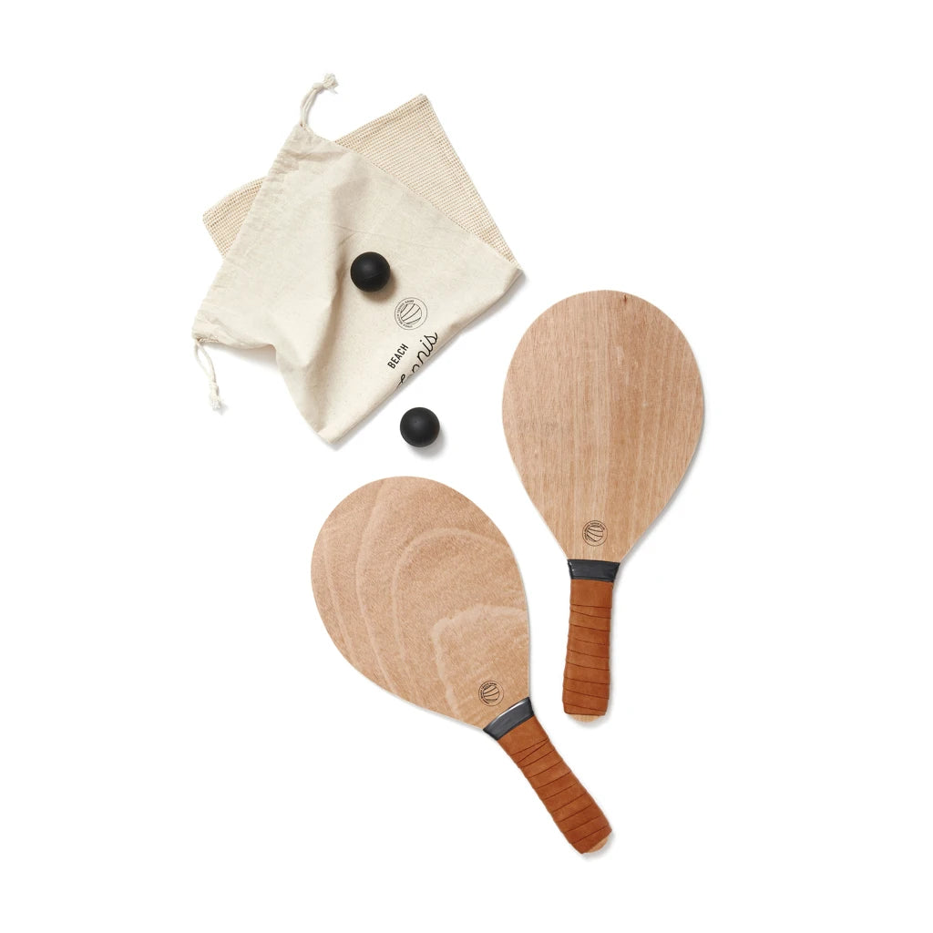 Outdoor Wooden Advertising Beach Tennis Set for Beach Activities