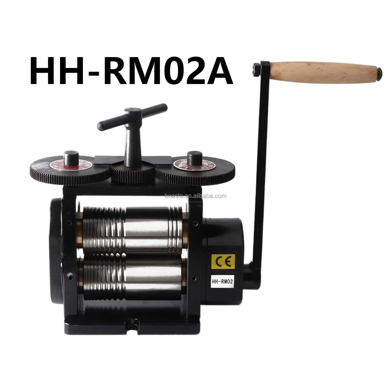 Boasta HH-RM02A Professional Jewelry Rolling Mill 130mm Grooved Rollers for Wire Forming and Shaping
