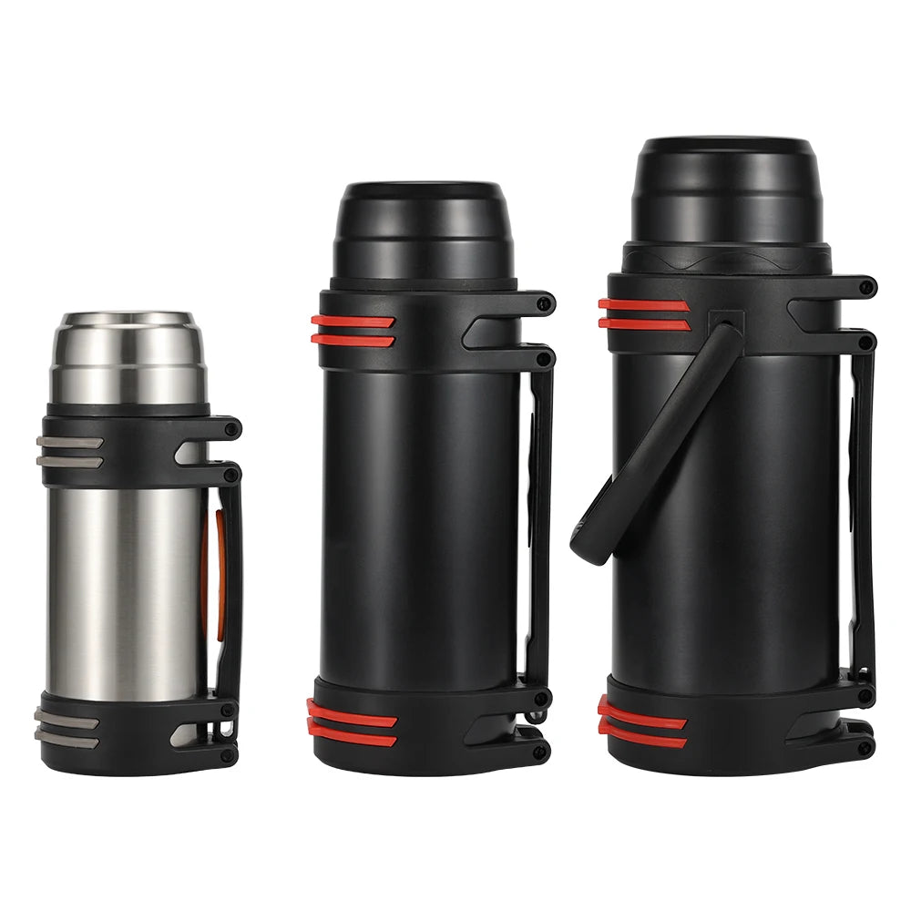 YATAI 2L Stainless Steel Metal Water Bottle Double Wall Custom Travel Water Bottle Insulated Flask Travel Pot with Handle Lid