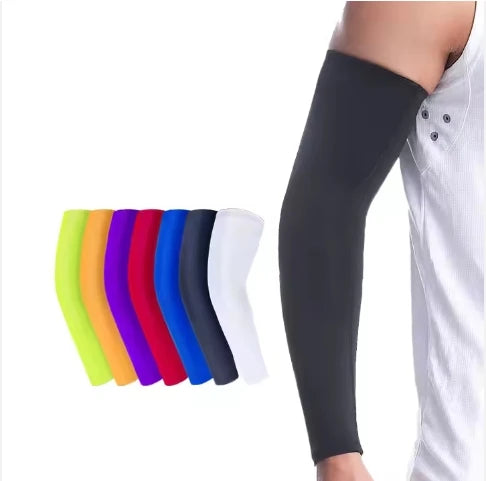 Unisex Sun Protection Outdoor Adult Hiking Cycling Arm Sleeves Ice Silk Fabric Sports Sleeves