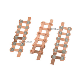 WELLGO Custom Lithium Battery Storage Connector 21700 18650 26650 Spot Welding Connector Sheet Copper Busbar