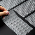 Self Adhesive Buffer Pads Glass Top Bumpers Silicone Strip Adhesive Furniture Bumpers for Sliding Door Cabinet Drawers
