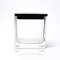 Empty 10oz Clear Candle Jar Glass Candle Jar with Wooden Lid