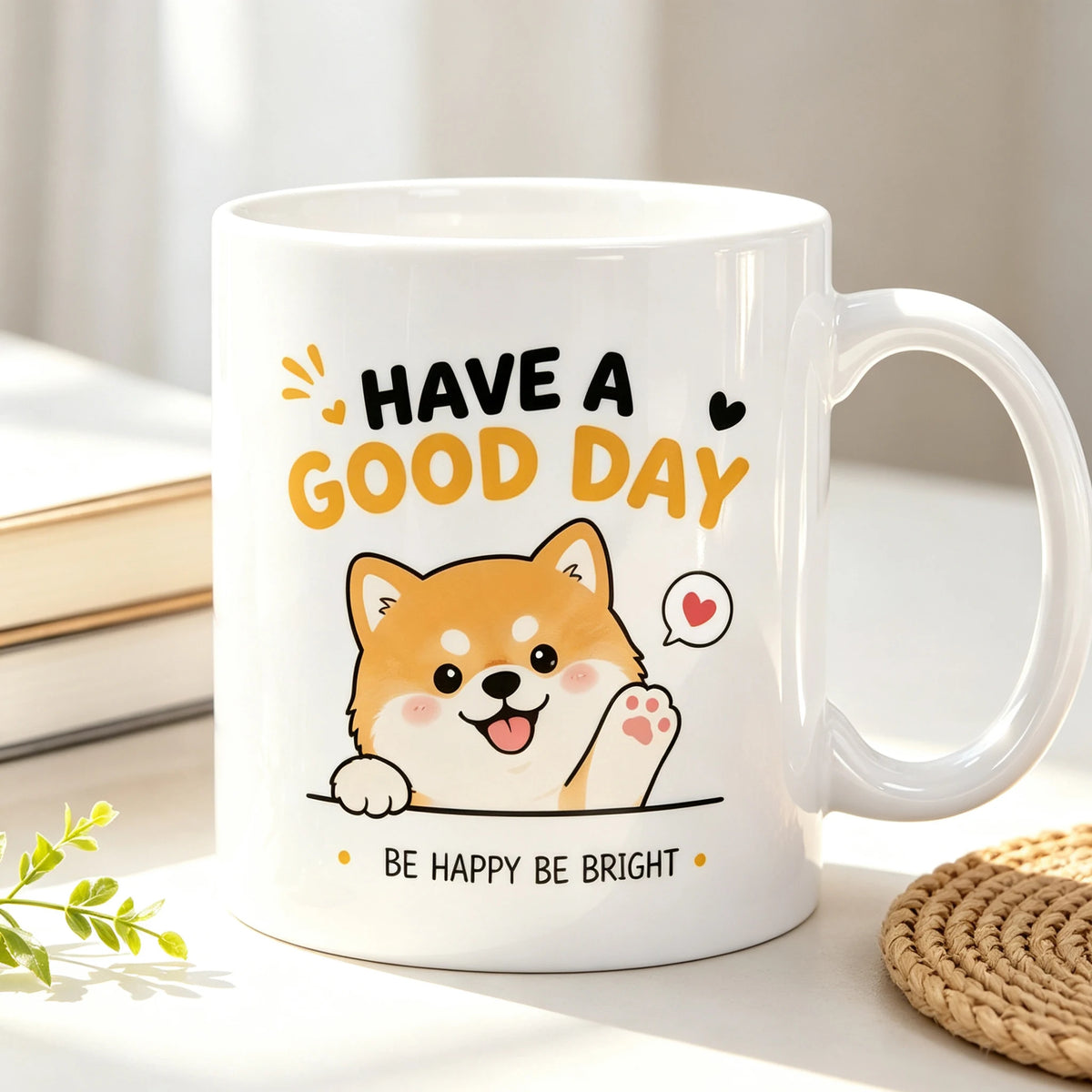 Custom Cute Design Ceramic Mug OEM Factory Print Coffee Tea Cup Company Corporate Business Gift Marketing Promotion Wholesale MegaBDM