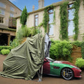 Amas Custom Stainless Steel Automatic Outdoor Car Shelter Tent Portable Folding Mobile Car Garage