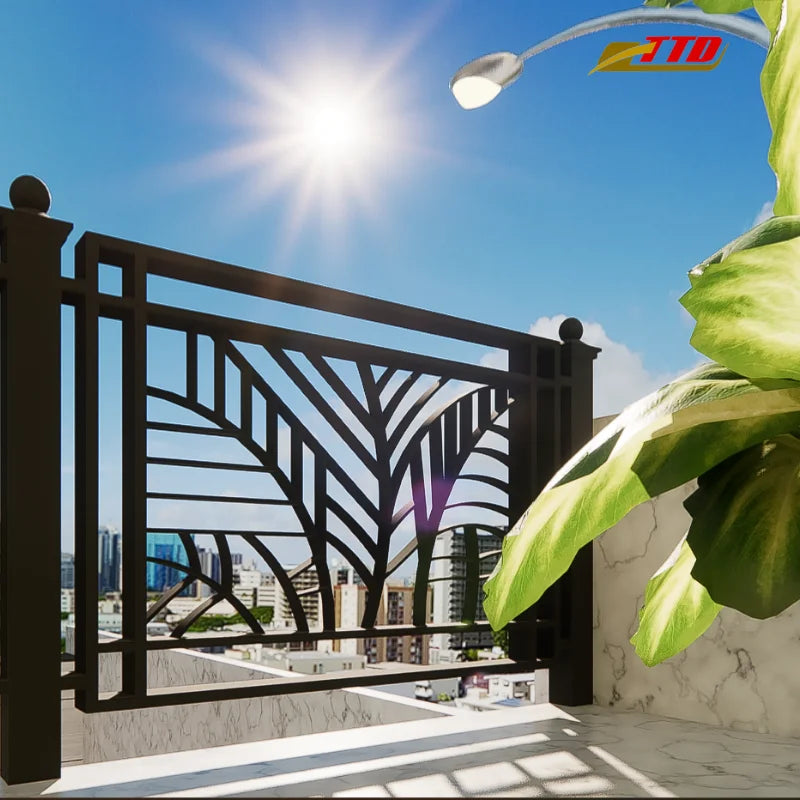 Modern Classic Villa Balcony Railing Styles Unique Designs for Wide Layouts Homes Durable Wrought Iron Carbon Steel Steel
