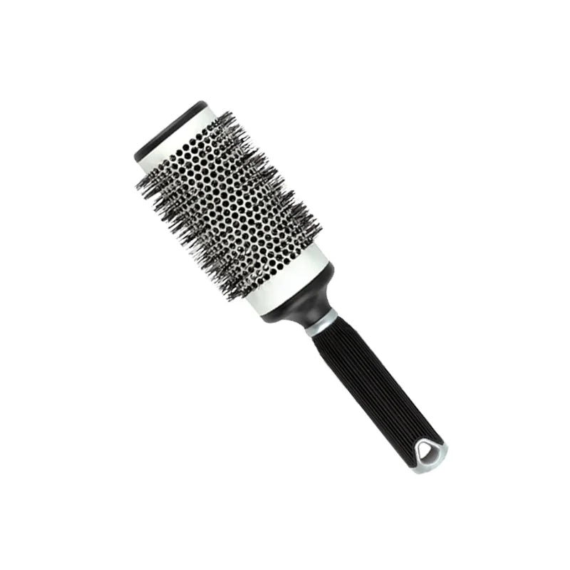 Ionic Hair Dryer Brush-Compact Styling Brush Boar Bristle Plastic Handle Professional Quality Blow Dry Brush for Commercial Use