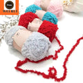 China Knitting Wool Fancy Yarn Hand Knitting Polyester Woolen Popcorn Crochet Fancy for Knitting Scarf