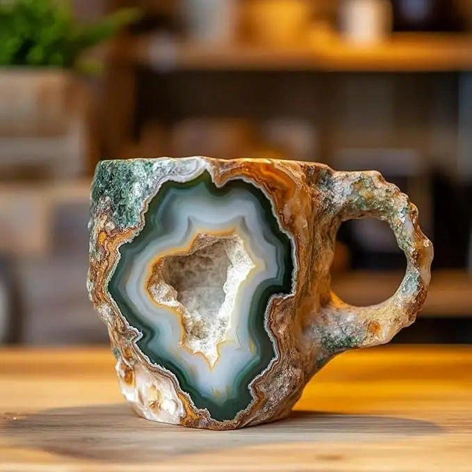 New Trend Mineral Crystal Coffee Cup with Unique Design Business Gifts Factory Wholesale Price Other Crystal Crafts
