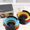 Trendy Cheese Multi Functional  Equal Wires Boiled Cutter Plastic Egg Slicer Stainless Steel