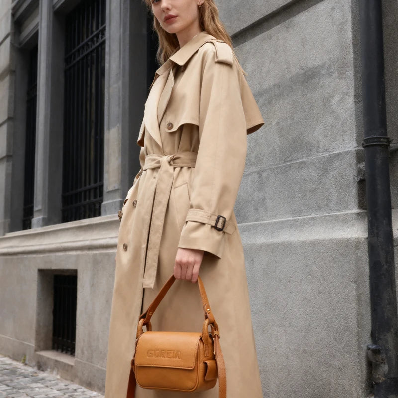 Small Cylinder PU Leather Women Handbag Custom logo Top Handle Bag with Long Shoulder Strap OEM Factory Price Wholesale