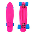 High Speed Custom Logo Plastic Skateboard 22x6 Inch Double Rocker Cruiser Fish Shape ABEC-7 Bearings Durable for Adults