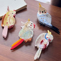 DOWELL Custom Cartoon Bird Acetate Hair Claw Clip Cute Animal Design Shark Clip for Bun and Back Head Styling