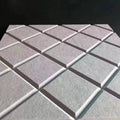 Soundproof Grooved Polyester Fiber Acoustic Wall Panels Eco-friendly Beveled PET Felt Acoustic Panel