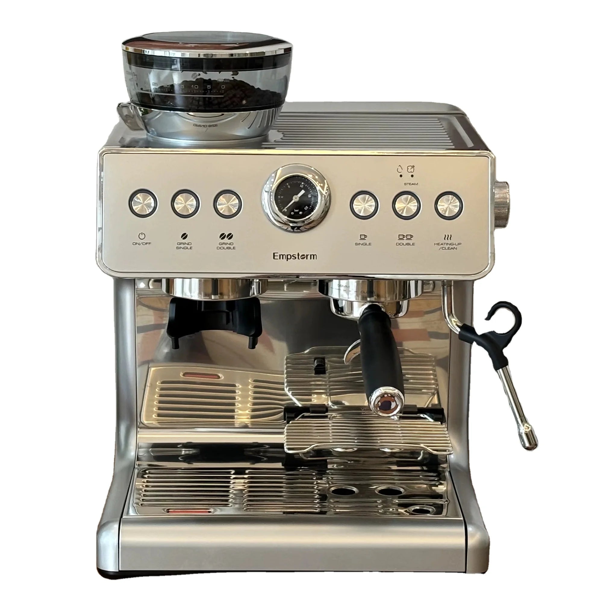 21M Barista Edition Semi-Automatic Electric Stainless Steel Espresso Machine Brew System Commercial Household Use Hotels RVs