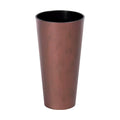TUBUS SLIM CORTEN 3.3L planter with reservoir dimensions (mm) 150x150x286 copper color