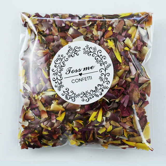 chrysanthemum flower petals confetti  Biodegradable Natural dried flower rose bulk for  eco Friendly Weddings table decor