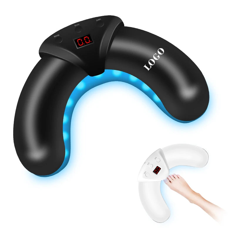 2025 New 45W Foldable UV LED Nail Lamp Gel Polish Nail Dryer Uv Led Lamp Portable Nail Lamp for Travel & Salon Gel Curing