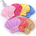 Factory Wholesale Microfiber Quickly Dry Hair Towel Wrap Microfiber Hair Turban Towel Hair Wrap Towel Coral Fleece Shower Cap