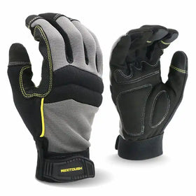 ENTE SAFETY Heavy Duty Industrial Construction Microfiber Impact Safety Mechanic Construction Protective Work Gloves