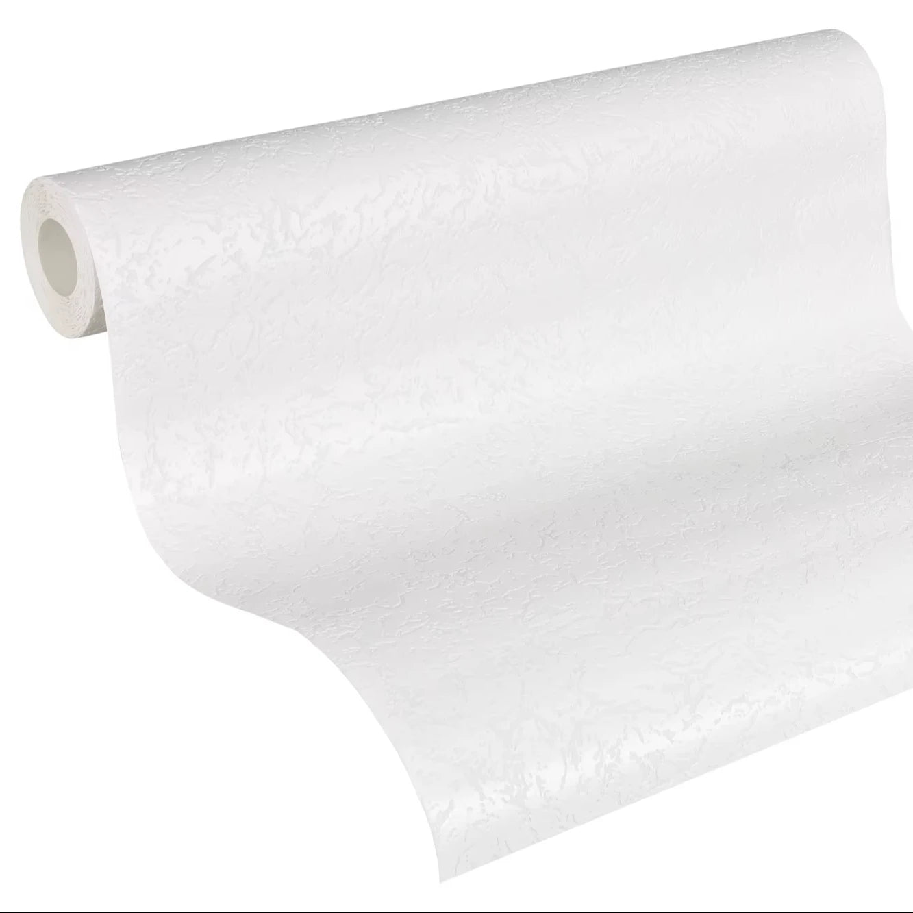 Made in Germany - Coatable Wallpaper rolls Plain Colour Paintable White Non Woven Vinyl Wallpaper for painting - 1005 x 053 m