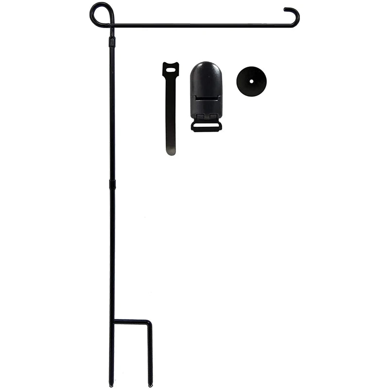 Wholesale Garden Flag Stands Courtyard Garden Flagpoles Not Prone to Rust Thickened Garden Flagpoles Used to Support Flags