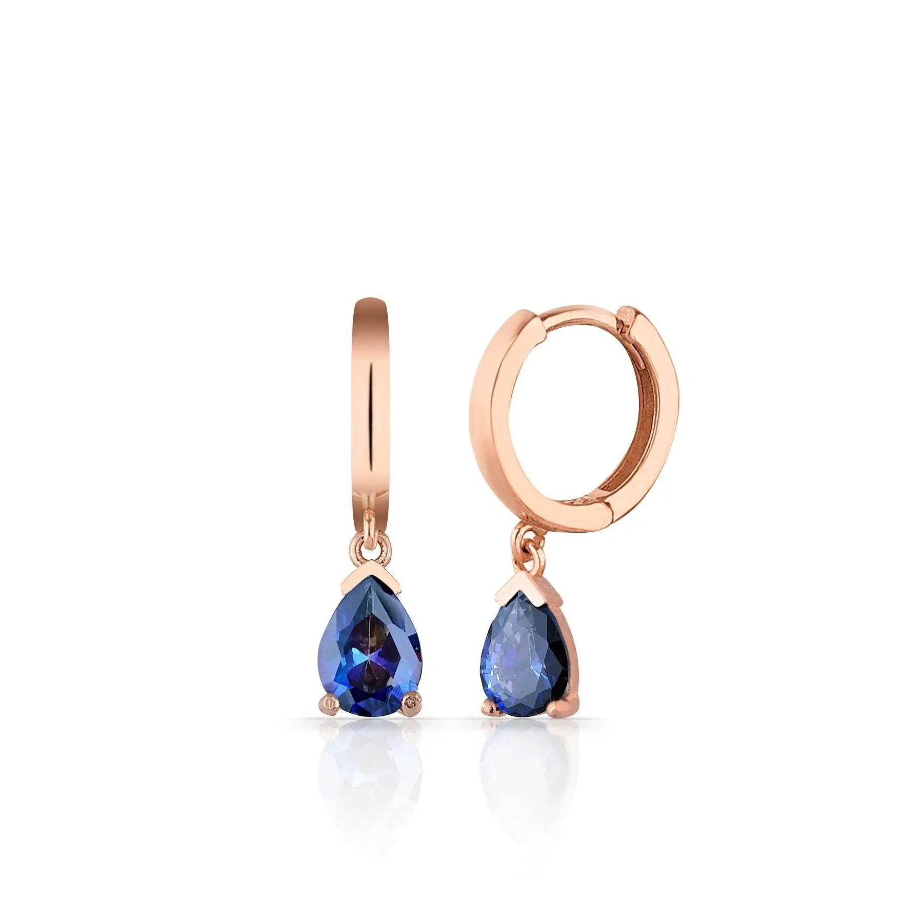 Azuris 925 Sterling Silver Mystic Drop Stone Earrings TR