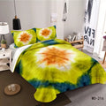 European Style 3pcs Digital Printing Duvet Cover Set Various Colors Quilt Tie-dye Pillowcase Polyester Bedding Set MegaBDM