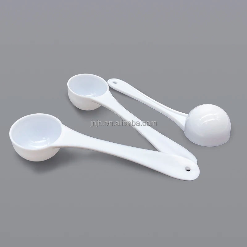 Eco-Friendly BPA-Free 5ml Plastic PE Measuring Spoons Long Short Handle for Powder and Liquid Food Grade