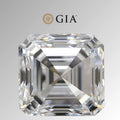 Asscher Cut Lab Grown 0.50 Carat (4.50x4.50mm) VS1 Clarity D Color for Certified SHREERAJ SOLITAIRE