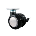 Modern 1.5 Inch Nylon Caster Wheels for Office Living Room Hotel Bedroom Furniture Top Triangle Plate Supermarket Workshop
