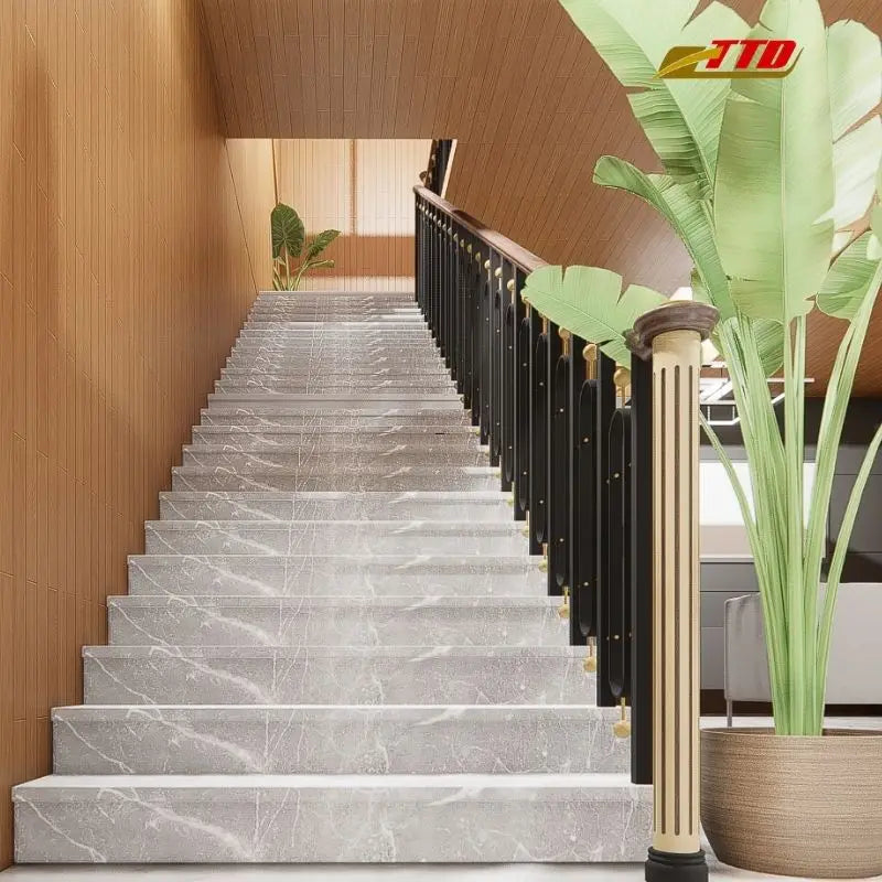 Modern Durable Wrought Iron Stair Railings Stunning Stairs Designs for Enhancing Home Safety and Visual Appeal for Villas