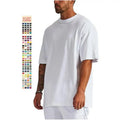 Men's Eco-Friendly Gray T-Shirts New Arrival Short Sleeve Wholesale 100% Cotton Loose Plain Blank