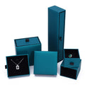 Custom Paper Gift Sliding Drawer Box Fashion White Jewelry Packaging Box with logo