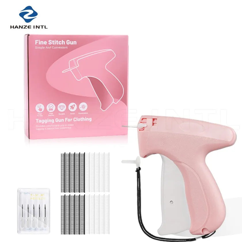 High Quality Garment Price Label Gun Pink&White Color Clothes Fine Tag Gun
