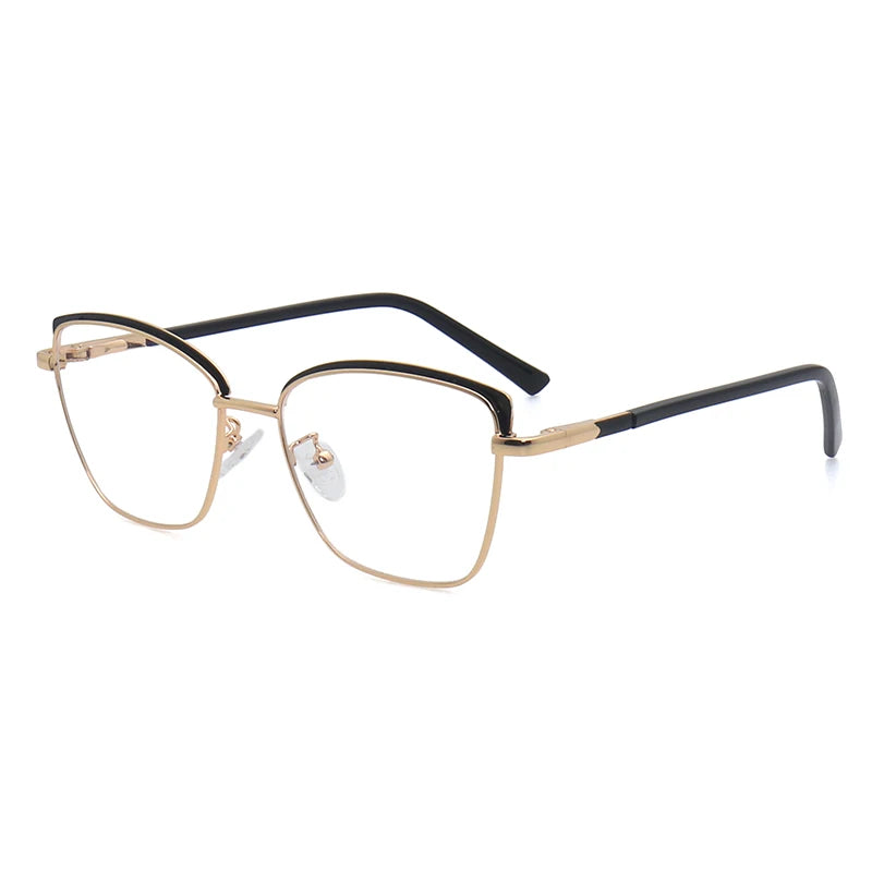 Wholesale Eyewear Newest Cat Eye Metal Spectacle Frames Eyeglasses