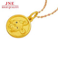 Gold New Vigorous Adorable Rabbit Necklace Women's Cute Gold-plated Life Chinese Zodiac Sign of Rabbit Pendant