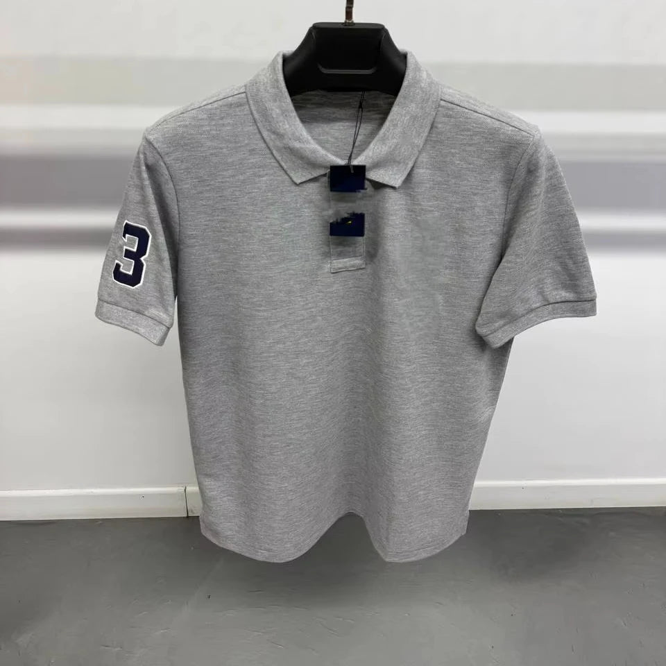 Plain Men's 100% Cotton Woven T-Shirt Short Sleeve V-neck Casual Breathable Eco-Friendly OEM ODM Custom Logo Front Private Label