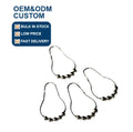 High Quality Customizable Stainless Steel Shower Curtain Hook Rustproof with 5 Beads for Household Bathroom Use