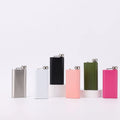 Japanese Men Whiskey Premium Engraved Custom Coloured Personalized Black Stainless Steel Hip Flasks