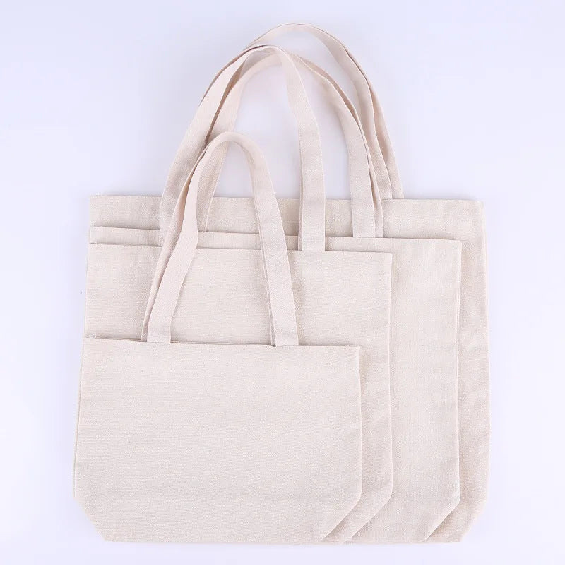 2024 Foldable Heavy Duty Canvas Tote Bag 2024 Reusable Grocery Bags Washable Grocery Bags with Handles