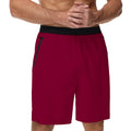 Custom Jogger Shorts Solid Color Elastic Waist Zipper Pockets Men's Running Shorts